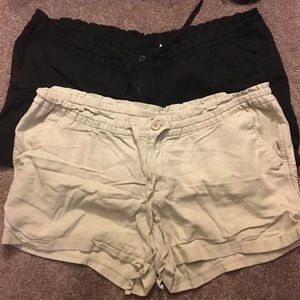 Linen shorts